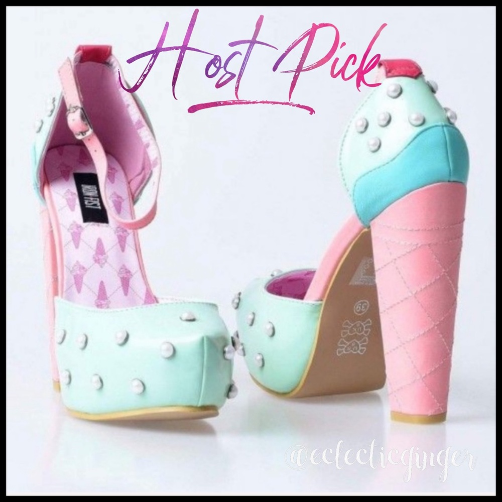 Iron Fist Mint Ice cream heels - Picture 8 of 8